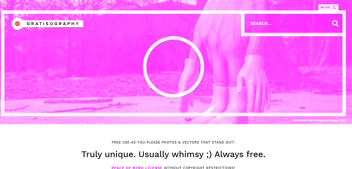 موقع gratisography